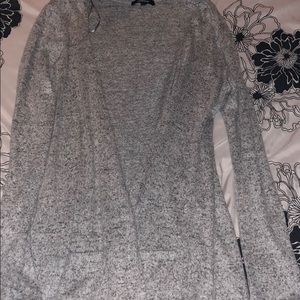 Long grey cardigan